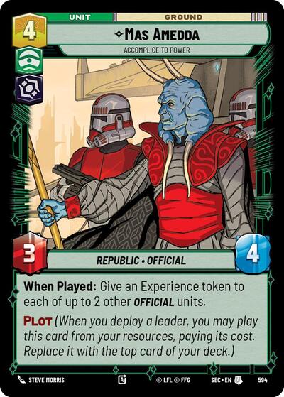 Mas Amedda - Accomplice to Power (Foil)