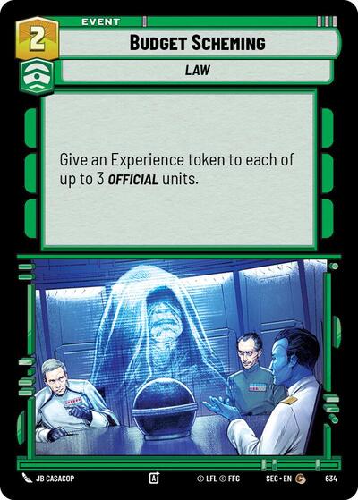 Budget Scheming (Foil)