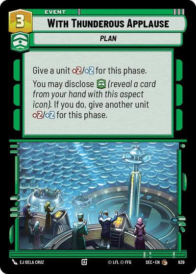With Thunderous Applause (Foil)