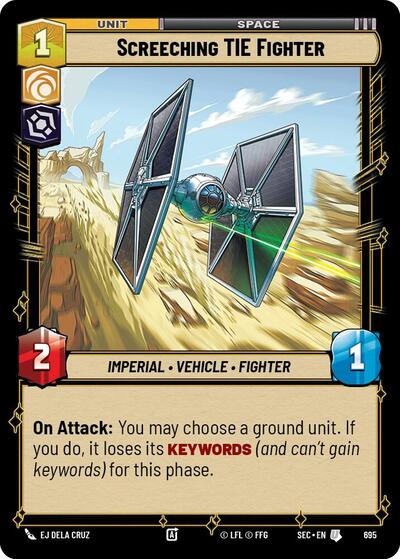 Screeching TIE Fighter (Foil)