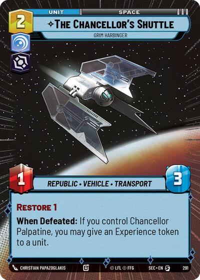 The Chancellor's Shuttle - Grim Harbinger (Hyperspace)