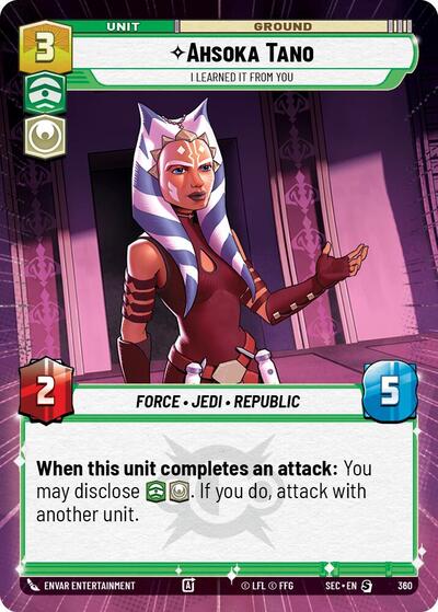 Ahsoka Tano - I Learned It from You (Hyperspace)
