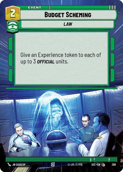 Budget Scheming (Hyperspace)