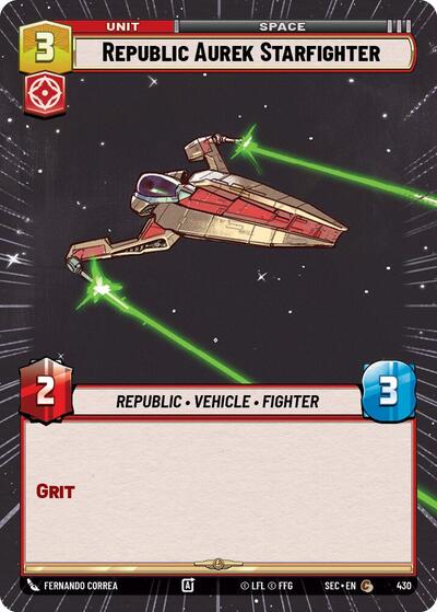 Republic Aurek Starfighter (Hyperspace)