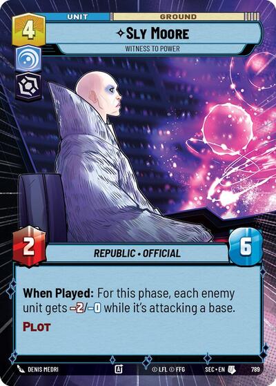 Sly Moore - Witness to Power (Hyperspace Foil)