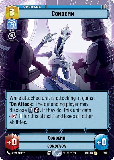 Condemn (Hyperspace Foil)