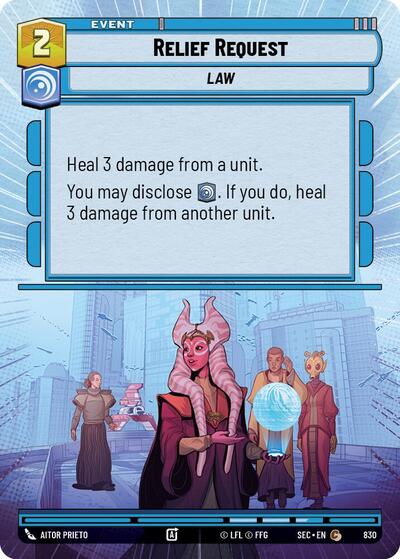Relief Request (Hyperspace Foil)