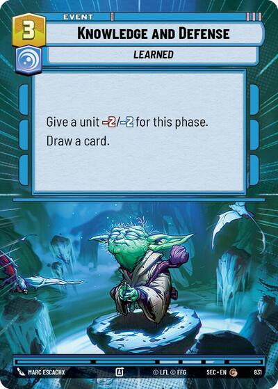Knowledge and Defense (Hyperspace Foil)