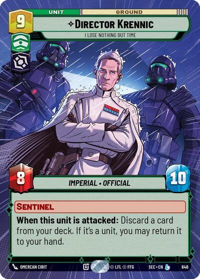 Director Krennic - I Lose Nothing But Time (Hyperspace Foil)