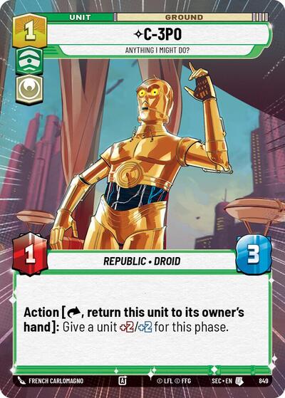 C-3PO - Anything I Might Do? (Hyperspace Foil)