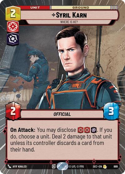 Syril Karn - Where Is He? (Hyperspace Foil)