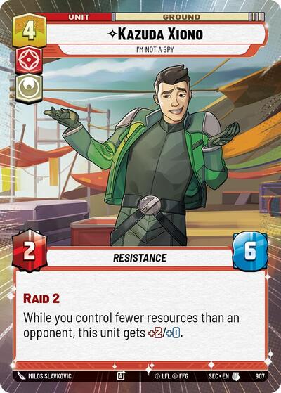 Kazuda Xiono - I'm Not A Spy (Hyperspace Foil)