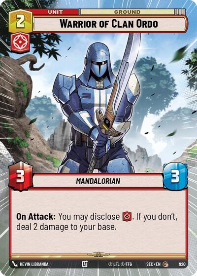 Warrior of Clan Ordo (Hyperspace Foil)