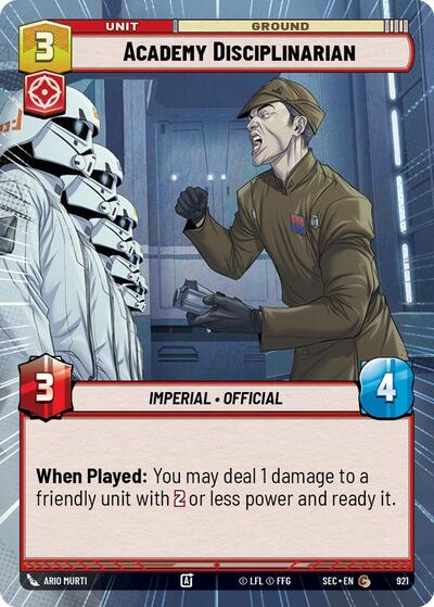Academy Disciplinarian (Hyperspace Foil)