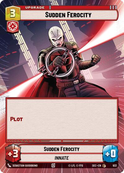 Sudden Ferocity (Hyperspace Foil)