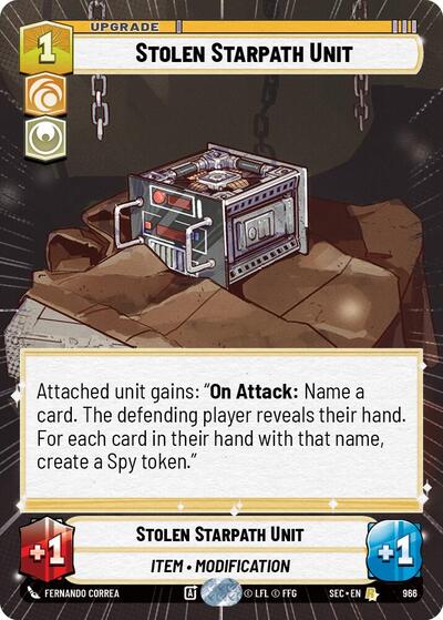 Stolen Starpath Unit (Hyperspace Foil)