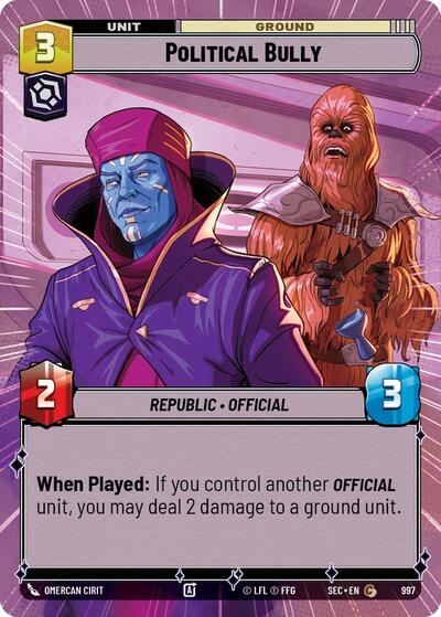 Political Bully (Hyperspace Foil)