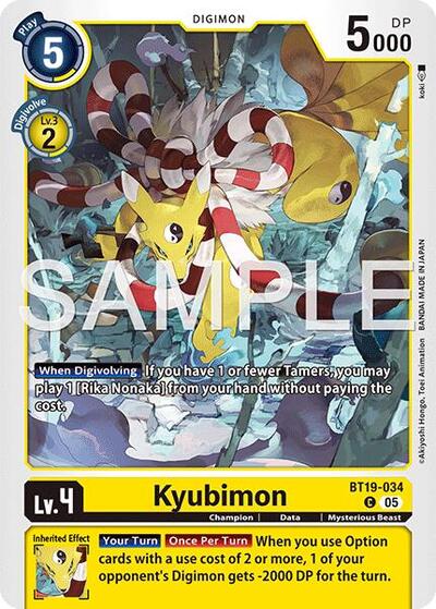 Kyubimon (BT19-034) (Alternate Art)