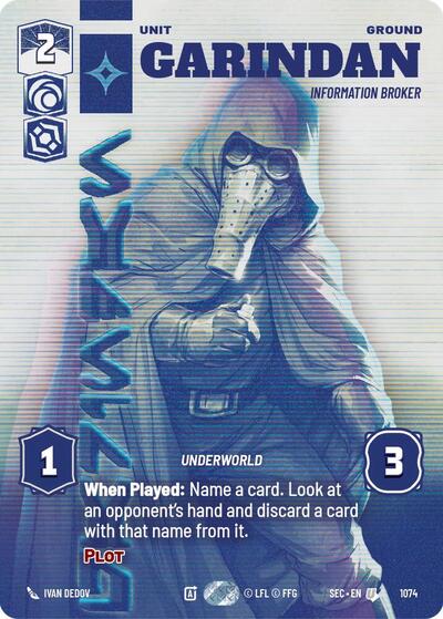 Garindan - Information Broker (Prestige)