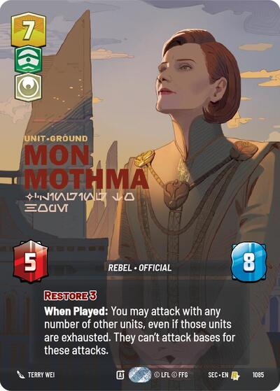 Mon Mothma - Clinging to Hope (Prestige Foil)