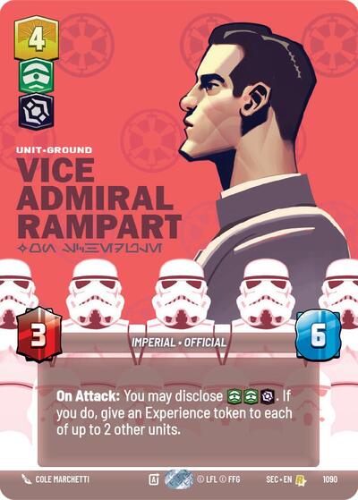 Vice Admiral Rampart - On Schedule (Prestige Foil)