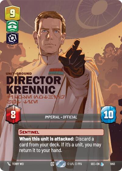 Director Krennic - I Lose Nothing But Time (Prestige Foil)
