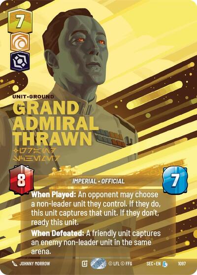 Grand Admiral Thrawn - Grand Schemer (Prestige Foil)