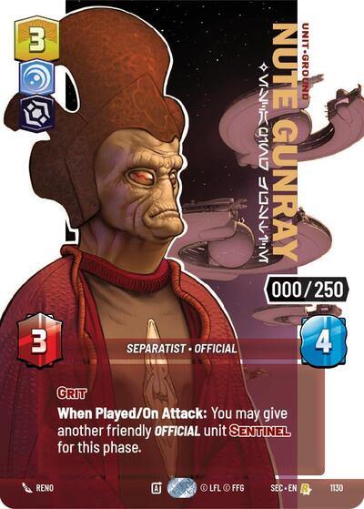 Nute Gunray - Escaping Justice (Serialized)