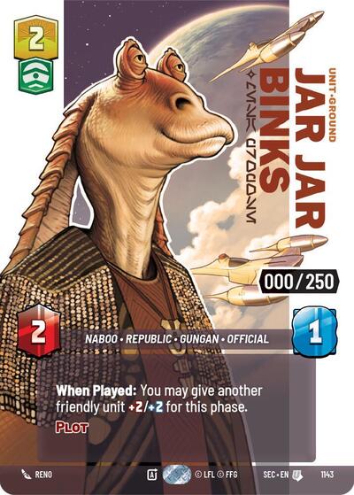 Jar Jar Binks - Mesa Propose (Serialized)