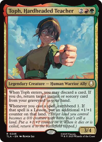 Toph, Hardheaded Teacher