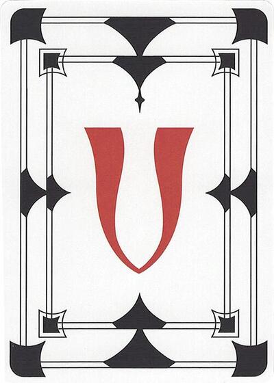 Letter Card - V