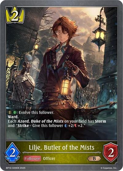 Lilje, Butler of the Mists