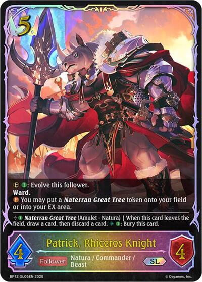 Patrick, Rhiceros Knight (SL)
