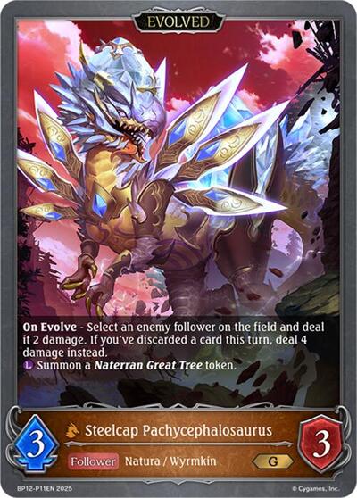 Steelcap Pachycephalosaurus (Evolved) - P11 (Foil)