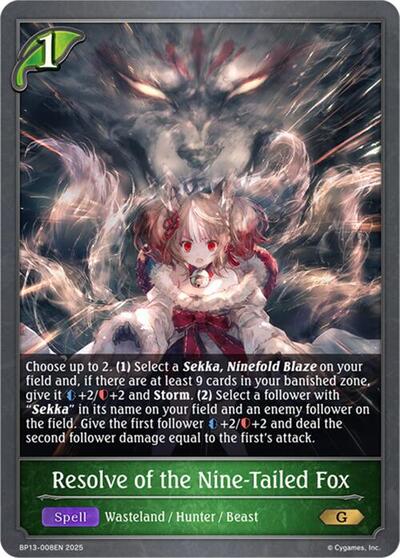 Resolve of the Nine-Tailed Fox