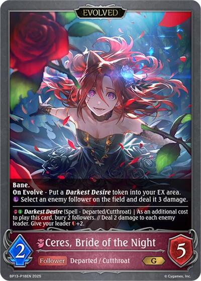 Ceres, Bride of the Night (Evolved) - P18 (Foil)