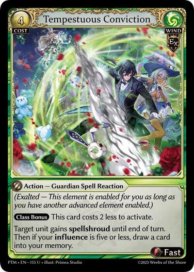Tempestuous Conviction (Curio Foil)