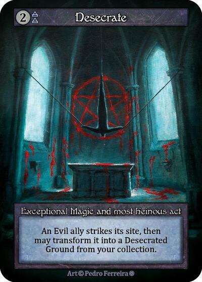Desecrate