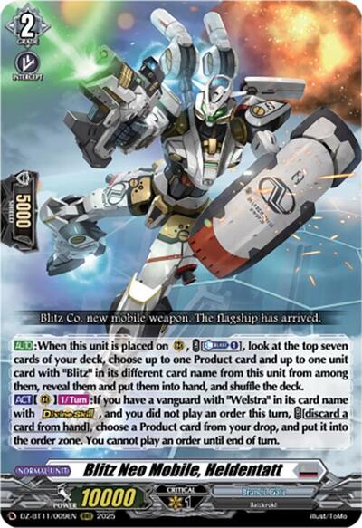 Blitz Neo Mobile, Heldentatt