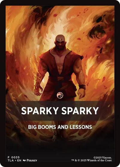 Sparky Sparky Theme Card