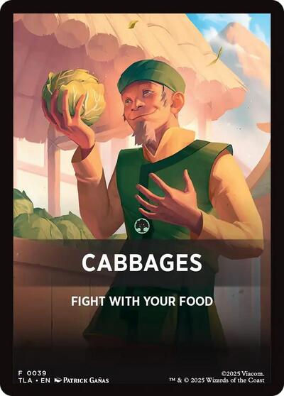 Cabbages Theme Card