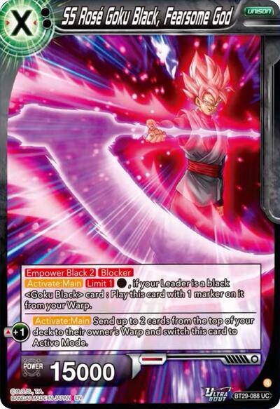 SS Rose Goku Black, Fearsome God