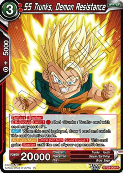 SS Trunks, Demon Resistance