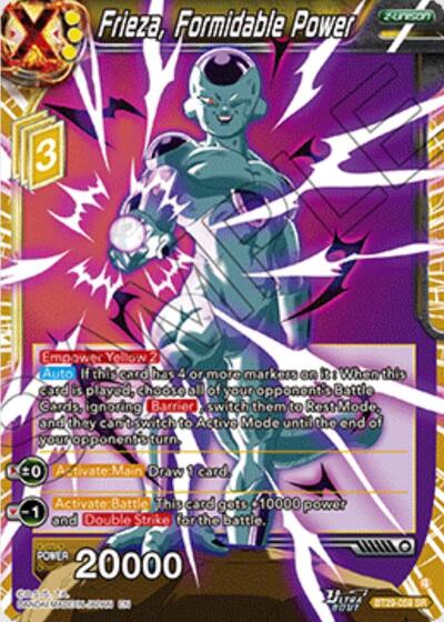 Frieza, Formidable Power