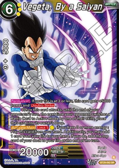 Vegeta, By a Saiyan