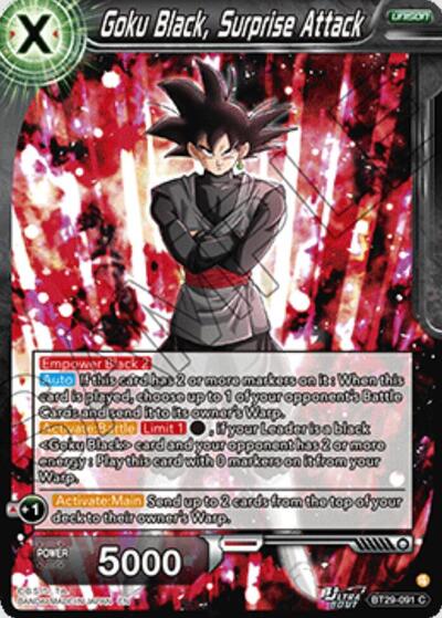 Goku Black, Surprise Attack