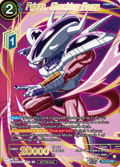 Frieza, Shocking Force (Gold-Stamped)
