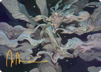 Temporal Cleansing Art Card (Gold-Stamped Signature)