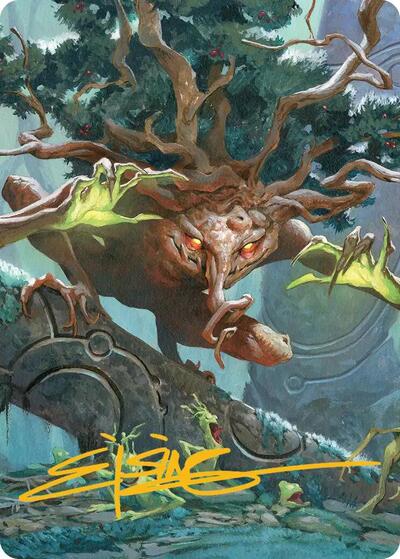 Ferrafor, Young Yew Art Card (Gold-Stamped Signature)