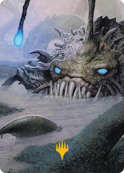 Deceit Art Card (Gold-Stamped Planeswalker Symbol)